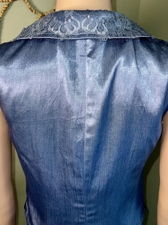 NEW Free People X Brenda Knight Satin and Lace Maxi Skirt & Vest Set XS - Picture 8 of 16